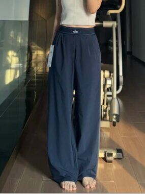 New💥ALO Yoga Suit Up Pants Navy (Regular) 30" Inseam